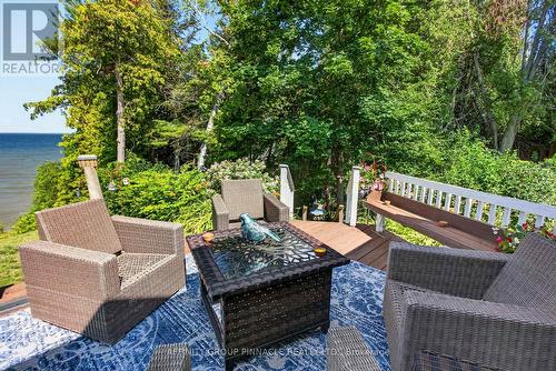 26980 Cedarhurst Beach Road, Brock, ON - Outdoor With Body Of Water With Deck Patio Veranda