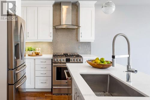 216 Rebecca Street, Oakville, ON - Indoor Photo Showing Kitchen With Stainless Steel Kitchen With Upgraded Kitchen