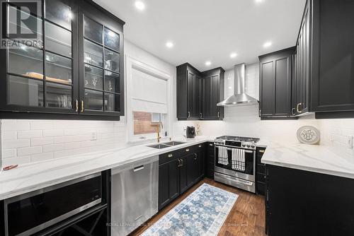 39 Standish Avenue, Toronto, ON - Indoor Photo Showing Kitchen With Double Sink With Upgraded Kitchen