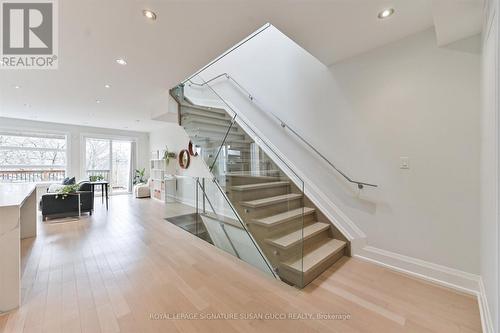 Wide hall on 2nd level w skylight - 69 Holmstead Avenue, Toronto, ON - Indoor Photo Showing Other Room