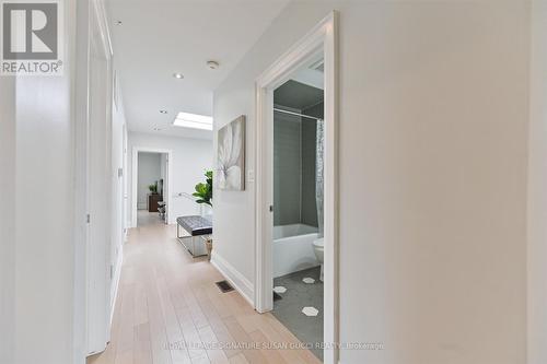 Wide hall on 2nd level w skylight - 69 Holmstead Avenue, Toronto, ON - Indoor Photo Showing Other Room