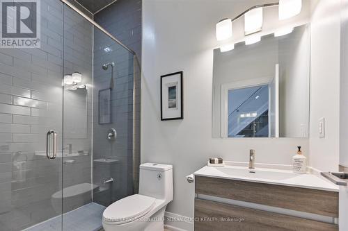 Lower level 4 pce bathroom - 69 Holmstead Avenue, Toronto, ON - Indoor Photo Showing Bathroom