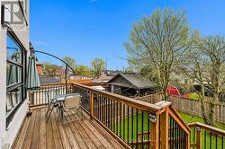 Large deck for dining and sunset views in west - 