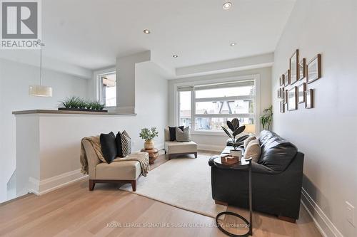 Bright, airy living room - 69 Holmstead Avenue, Toronto, ON - Indoor Photo Showing Living Room