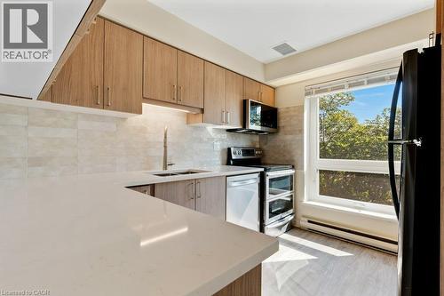 26 Wentworth Avenue Unit# 2 S, Cambridge, ON - Indoor Photo Showing Kitchen With Double Sink