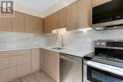 26 Wentworth Avenue Unit# 2 S, Cambridge, ON - Indoor Photo Showing Kitchen With Double Sink