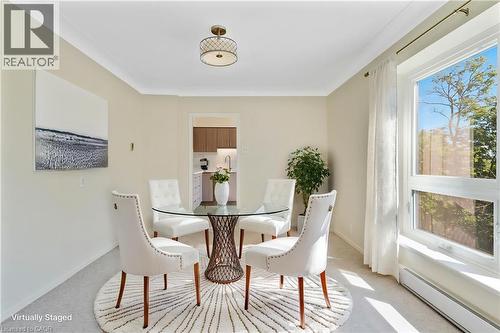 Staged Dining Room - 26 Wentworth Avenue Unit# 2 S, Cambridge, ON - Indoor Photo Showing Dining Room