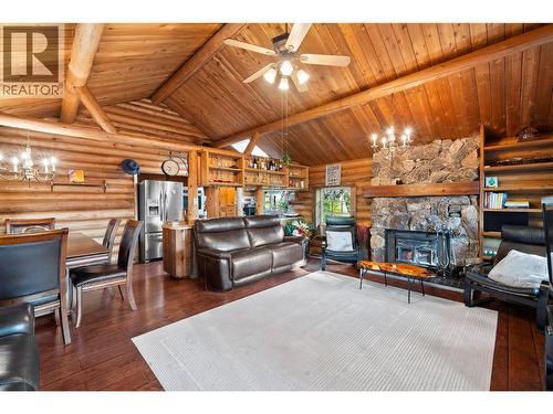 4061 Torry Road, Eagle Bay, BC - Indoor Photo Showing Living Room With Fireplace