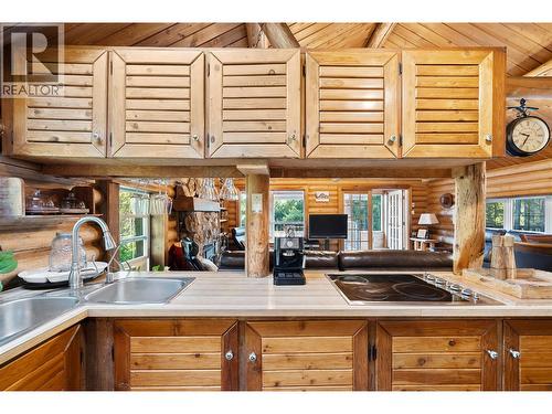 4061 Torry Road, Eagle Bay, BC - Indoor Photo Showing Kitchen With Double Sink