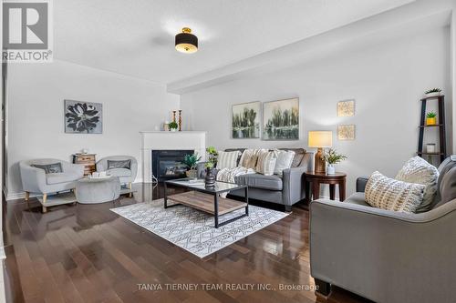 53 Chiswick Avenue, Whitby, ON - Indoor Photo Showing Living Room With Fireplace