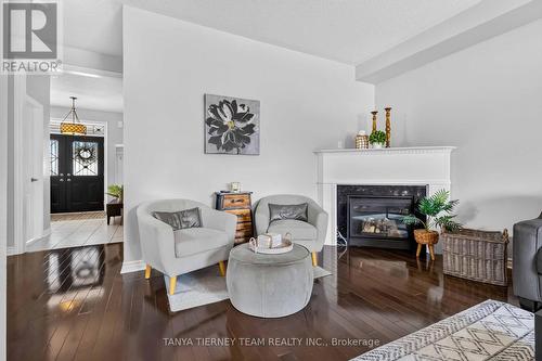 53 Chiswick Avenue, Whitby, ON - Indoor Photo Showing Living Room With Fireplace