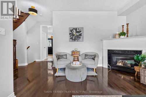 53 Chiswick Avenue, Whitby, ON - Indoor Photo Showing Living Room With Fireplace