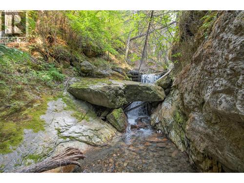 Stunning Vance Creek runs the southern border of the property. - 160 Trinity Valley Road, Lumby, BC 