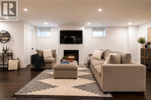 41 Creanona Boulevard, Stoney Creek, ON - Indoor With Fireplace