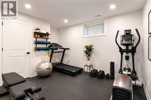 41 Creanona Boulevard, Stoney Creek, ON - Indoor Photo Showing Gym Room