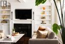41 Creanona Boulevard, Stoney Creek, ON  - Indoor Photo Showing Living Room With Fireplace 