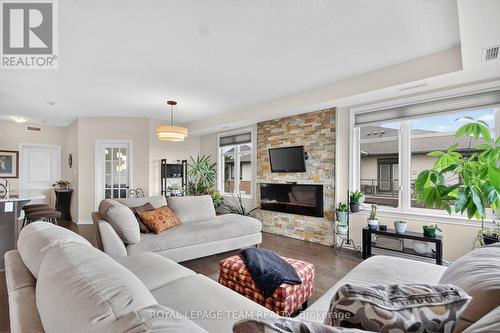 304 - 170 Guelph Private, Ottawa, ON - Indoor Photo Showing Living Room With Fireplace