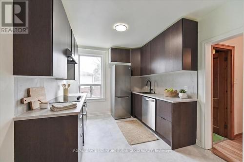 Kitchen/or 2nd bdrm 2nd flr (virtually staged) - 669 Greenwood Avenue, Toronto, ON - Indoor Photo Showing Kitchen