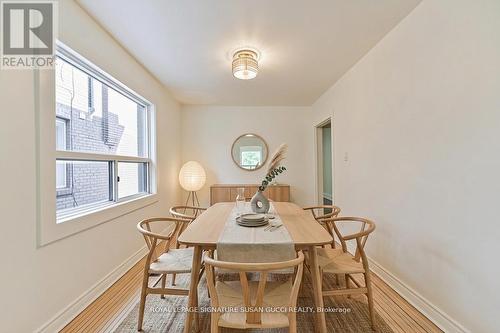 Dining room (virtually staged) - 669 Greenwood Avenue, Toronto, ON - Indoor Photo Showing Dining Room
