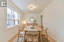 Dining room (virtually staged) - 669 Greenwood Avenue, Toronto, ON  - Indoor Photo Showing Dining Room 