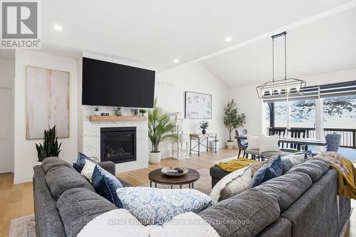 Lot 3 Vista View Drive, Alnwick/Haldimand (Grafton), ON - Indoor Photo Showing Living Room With Fireplace