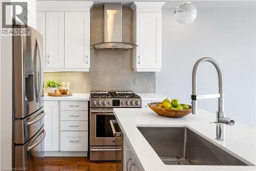 216 Rebecca Street, Oakville, ON - Indoor Photo Showing Kitchen With Stainless Steel Kitchen With Upgraded Kitchen