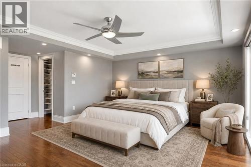 Virtually staged - 216 Rebecca Street, Oakville, ON - Indoor Photo Showing Bedroom