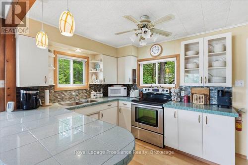 1143B Don Anna Road, North Frontenac, ON - Indoor Photo Showing Kitchen With Double Sink