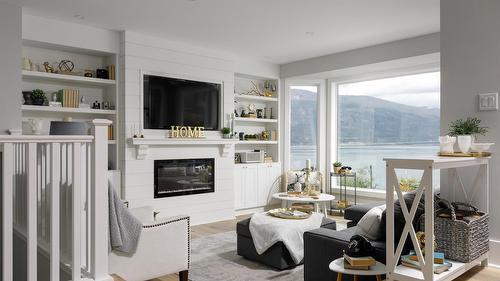 11935 Okanagan Centre Road, Lake Country, BC - Indoor With Fireplace