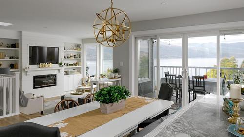 11935 Okanagan Centre Road, Lake Country, BC - Indoor Photo Showing Dining Room