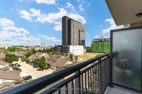 506-144 Park Street, Waterloo, ON - Outdoor With Balcony
