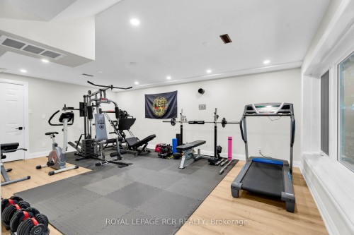 163 Confederation Street, Halton Hills, ON - Indoor Photo Showing Gym Room