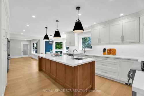 163 Confederation Street, Halton Hills, ON - Indoor Photo Showing Kitchen With Upgraded Kitchen