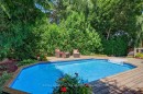 5140 Crimson King Way, Lincoln, ON  - Outdoor With In Ground Pool With Deck Patio Veranda With Backyard 