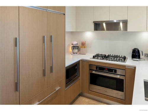 #502-1033 Cook St, Victoria, BC - Indoor Photo Showing Kitchen
