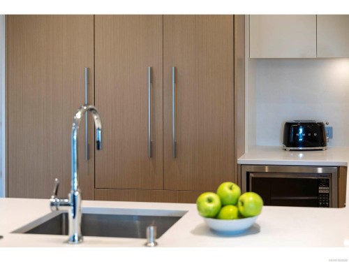 #502-1033 Cook St, Victoria, BC - Indoor Photo Showing Kitchen
