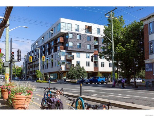 #502-1033 Cook St, Victoria, BC - Outdoor With Facade