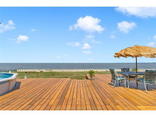 95 Island Crescent, Lighthouse Cove, ON - Outdoor With Body Of Water With Deck Patio Veranda With View