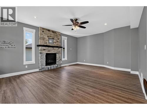1218 Orizaba Court, Prince George, BC - Indoor Photo Showing Living Room With Fireplace