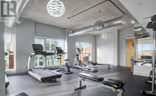 1708 - 1 Victoria Street, Kitchener, ON - Indoor Photo Showing Gym Room