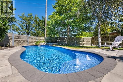936 Dunblane Court, Kitchener, ON - Outdoor With In Ground Pool With Backyard