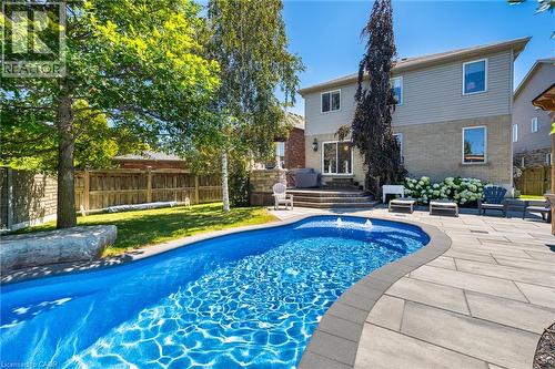 936 Dunblane Court, Kitchener, ON - Outdoor With In Ground Pool With Deck Patio Veranda