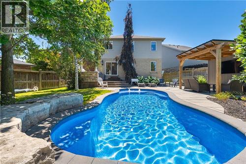 936 Dunblane Court, Kitchener, ON - Outdoor With In Ground Pool With Backyard