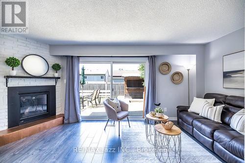 1324 Astra Court, Oshawa (Eastdale), ON - Indoor Photo Showing Living Room With Fireplace