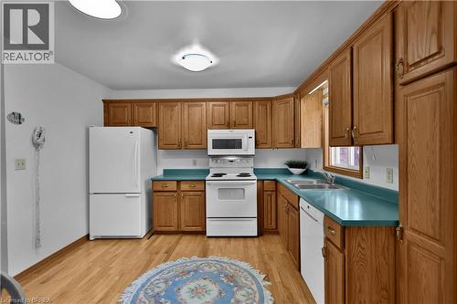 46 Anderson Avenue, Simcoe, ON - Indoor Photo Showing Kitchen With Double Sink