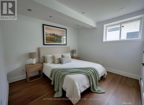 AI Generated Concept - Basement Bedroom - 5 Jean Miller Court, Springwater, ON - Indoor Photo Showing Bedroom