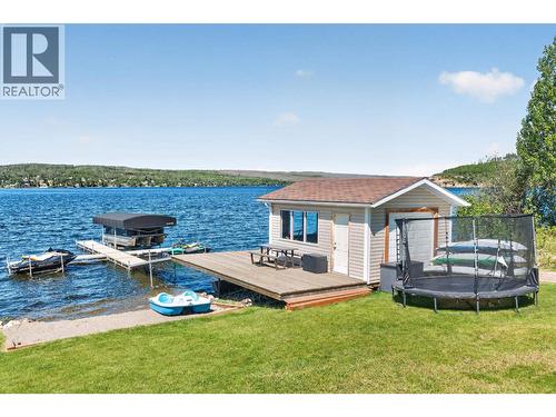 13239 Paradise Street, Fort St. John, BC - Outdoor With Body Of Water With Deck Patio Veranda With View