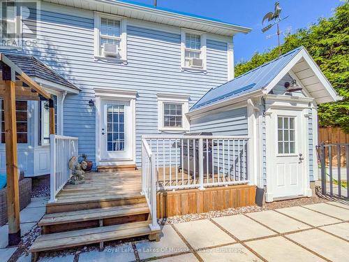 MAIN HS: Back Deck off of Kitchen/Lounge - 212 James Street, Bracebridge, ON - Outdoor