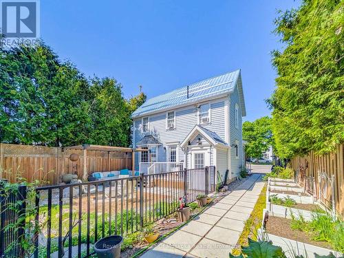 MAIN HS: Back of House & Path to Carriage House - 212 James Street, Bracebridge, ON - Outdoor