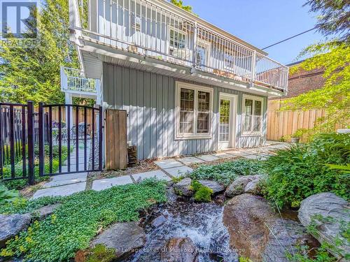 CARRIAGE HS: Primary Suite Deck & Sunroom Below - 212 James Street, Bracebridge, ON - Outdoor